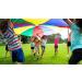 Tebery Kids Play Parachute 12ft - 12 Handles, Multicolored Cooperative Game for Tents - Buy Online on GoSupps.com