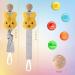 VVAYHUA Cute Animal Pacifier Clip - Soft Cotton Holder for Boys and Girls (Yellow Rabbit) - Buy Online on GoSupps.com