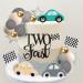 DRWATE 27 PCS Two Fast Cake Toppers Race Car 2nd Birthday Cake Decorations for Racing Car Checkered Flag Birthday Anniversary Party Decorations Supplies (01) - Buy Online on GoSupps.com