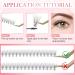 Glowing Win Eyelash Cluster Lashes - 228 PCs Wispy Individual False Eyelashes for DIY Extensions | 0.07C 10D Mix 8-15mm - Buy Online on GoSupps.com