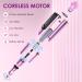 ANBEISTEE Cordless Electric Nail Drill 35000 RPM Portable Rechargeable Nail File Set for Acrylic Gel Dip Powder Nails Manicure Pedicure Polishing Mould Tools Rose - Buy Online on GoSupps.com