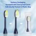 10 Pack Compatible Philips One Series Sonicare Replacement Brush Heads - Midnight Navy Blue for HY1100 HY1200 BD100/AZ Electric Toothbrush - Buy Online on GoSupps.com
