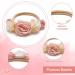 4-Pack Flower Headbands for Baby Girls | Soft Elastic Hair Bands for Everyday Birthdays & Family Photos - Buy Online on GoSupps.com