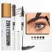 Sinye Microblading Eyebrow Pencil 2in1 DualEnd Eyebrow Pen with Gel Long Lasting Waterproof 4fork Tip Makeup Pen for Women Black Brown - Buy Online on GoSupps.com
