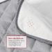 Non-Slip Bamboo Terry Waterproof Changing Pad Liner - 3 Pack 14 x 27 - Grey - Buy Online on GoSupps.com