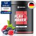 Playmaker |Workout Booster especially for footballers |Sport drink with carbohydrates + electrolytes + minerals + amino acids + caffeine |20 portions |Berry mix