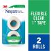 Nexcare Flexible Clear Tape Value Pack - 1 Inch X 10 Yards, Pack of 4 (80 Yards Total) - Buy Online on GoSupps.com