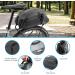 8L Waterproof Bicycle Rear Rack Bag | Multifunctional Bike Seat Pannier Trunk Handbag (Black) - Buy Online on GoSupps.com