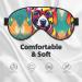 SSIMOO Funny Dog Print Double-Sided Eye Mask | Soft & Light Blocking | Enhance Sleep Quality | International Shipping - Buy Online on GoSupps.com