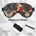 Buy SSIMOO Merry Christmas Print Ultra-Soft Light-Blocking Eye Mask | Optimal Comfort & Restful Sleep Perfect for International Shipping - Buy Online on GoSupps.com