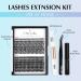 Oreola 240PC Eyelash Extension Set - D Curl 8-16mm Includes Bond Sea Applicator & Remover - Perfect for Professional & Home Use - Buy Online on GoSupps.com