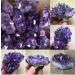Amethyst Rough Stone Natural Amethyst Cluster Purple Crystal Quartz Home Decor (Color : 180-200g Size : 1 Piece) 1 piece 180-200g
