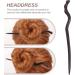 Minkissy Wood Hair Stick Chinese Hair Pin Japanese Hair Chopstick Retro Hair Accessories for Women Long Hair Bun As Shown 1 - Buy Online on GoSupps.com