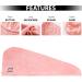 ICANdOIT Microfiber Hair Towel and Cap 2 Pack - Quick Drying Hair Turban for Women and Kids - Lightpink - Buy Online on GoSupps.com