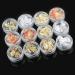 YUMIN 12 Box Gold Silver Copper Rainbow Foil Paillette Chip Nail Art Design Decoration - Buy Online on GoSupps.com