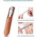 Professional Stainless Steel Double-Sided Nail File with Non-Slip Handle and Leather Case - Men and Women | Washable Metal Nail Buffer - Buy Online on GoSupps.com