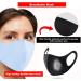 Reusable Face Mask GENERISE Stylish Face Mask x5 - Polyurethane Breathable Washable Face Mask - Unisex (Blue) - Buy Online on GoSupps.com