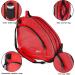 WOLT Ice Skate Bag Roller Skate Bag | Premium Adjustable Shoulder Bag for Kids and Adults - Red - Buy Online on GoSupps.com