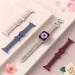 Lace Silicone Band Compatible with Apple Watch Bands 40mm 44mm 41mm 45mm 38mm 42mm Women Thin Slim Hollow-out Sport Strap Replacement Wristbands for iWatch SE Series 8 7 6 5 4 3 2 1 Smoke Violet Smoke Violet 38mm/40mm/41mm - Buy Online on GoSupps.com