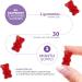 5HTP Gummies 100mg | Calm & Relaxed Mood | 1 Month Supply | High Strength Sleep Support | Magnesium, L-Theanine, B12 | Novomins - Buy Online on GoSupps.com