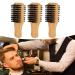 Sonew 3-Piece Wooden Beard Brush Set - Double-Sided Solid Wood Grooming with Pig Bristles for Perfect Beard Styling - International Shipping Available - Buy Online on GoSupps.com