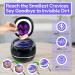 Premium 180ml Ultrasonic Retainer Cleaner Machine for Dentures, Aligners, Mouthguards, and Toothbrush Heads - Portable Denture Pod - Buy Online on GoSupps.com