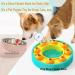 Etechydra Dog Puzzle Slow Feeder Toy for Mental Enrichment & IQ Training - Interactive Treat Dispenser Toy for Dogs & Cats (Yellow-Blue) - Buy Online on GoSupps.com