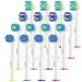 Aoxgao Replacement Heads Compatible with Oral B Braun Electric Toothbrushes 16 Pack of 4 Types Brush Heads Refill for Oral-B Pro/Genius/Smart/Vitality All Series (White)