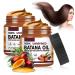 RoserRose Huile de Batana Bio 100% Pure - Batana Oil pour la Croissance des Cheveux - 2 x 120 ml Soin R parateur Anti-Fourches et Brillance