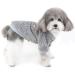 Zwantea Small Dog Pullover Sweater - Warm Fleece Coat for Chihuahua & Cats | Soft Winter Pet Clothing for Cold Weather - Gray (1 Pack) - Buy Online on GoSupps.com