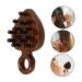 HAPINARY Portable Wooden Comb for Men - Scalp Massage & Detangling Comb - Comfortable Pick Comb - 12.10X8.00X3.50CM Brown - Buy Online on GoSupps.com