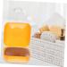 Healeved 4pcs Box Bathroom Soap Dish Soap Savers Case Container Soap Dish Holder Soap Dish with Lid and Drainage Soap Dish Case Draining Soap Saver Soapdish Handmade Soap Travel Soap Box 7.00X7.00X4.00CM As Shown - Buy Online on GoSupps.com