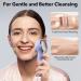 Alyfini Silicone Electric Facial Cleansing Brush - Waterproof Face Wash Scrubber & Blackhead Remover for Acne Exfoliating & Deep Cleansing - International Shipping Available - Buy Online on GoSupps.com