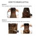 Doores Real Hair Extensions - Seamless Clip-In 45cm 18 inch Balayage Chocolate Brown to Caramel Blonde - 110g 7 Pieces - Buy Online on GoSupps.com