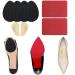 Shoe Sole Protectors for high-Heels  High Heels Non Slip Shoe pad Self Adhesive Silicone Non-Slip Shoes Cover Bottoms for Women (Red Shoe Sole Protectors)