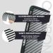 Beardy Bro Carbon Kamm - Premium Break-Resistant Styling Comb for Men | Ideal for Beard & Hair Care (1 Piece 2nd Baber Kamm 122) - Buy Online on GoSupps.com