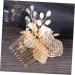 Ipetboom Bridal Hair Comb Rhinestone Hair Accessories Golden Hair Comb Easy to Use Hair Comb Crystal Rhinestones Bride Headpieces for Wedding Bride Comb Rhinestone Comb Wedding Hair Comb - Buy Online on GoSupps.com