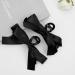 2pcs Big Bow Hair Claw Clips for Women - French Bow-knot Barrettes for Thick Thin Hair - Nonslip Black Bow Hair Claws - Perfect for Birthday Party, Show, Christmas & Thanksgiving - Buy Online on GoSupps.com