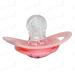 Glow in the Dark Pink Pacifier with Bow | BPA-Free Oval Design for Babies 0-6 Months | International Shipping Available - Buy Online on GoSupps.com