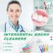 350-Piece Interdental Floss Braces Brush Set - Dental Cleaning Tool for Adult Tooth Clean - Soft Dental Flosser Picks Refill - Mixed Color - Buy Online on GoSupps.com
