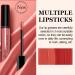 Bekoeen Creamy texture lipstick 3 pack waterproof lip gloss long lasting charm smooth glossy texture lip gloss lasts 24 hours - Buy Online on GoSupps.com