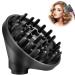 Diffuser nozzle for Dyson for Airwrap Styler attachments conversion for Airwrap long curling styler into a hairdryer Black