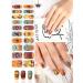 EBANKU Halloween Gel Nail Polish Strips - 20 Stickers for Pumpkin Witch Nail Designs with Nail File Stick - UV/LED Lamp Required - Buy Online on GoSupps.com