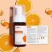 Vitamin C Foaming Face Wash with Mandarin | Brightening & Cleansing | Sulphate-Free & Vegan | 110ML for Glowing Skin & Hyperpigmentation - Buy Online on GoSupps.com