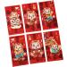 6X Chinese New Year Red Envelopes Red Packets Gift Packets Traditional Hong Bao Lucky Money for Spring Festival Graduation D Style D - Buy Online on GoSupps.com