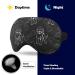 Dogs with Bones Sleep Mask - Adjustable Blindfold for Sleeping, Travel, and Napping - Men and Women - Buy Online on GoSupps.com