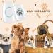 Nizirioo Wireless Pet Training Bells - IP44 Waterproof Doorbell with 60 Ringtones & 5-Stage Volume Control for Dogs - 1 Recipient + 1 Touch Doorbell - Buy Online on GoSupps.com