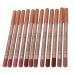 Ensemble de 12 Crayons L vres Lisses Ensemble de Crayons L vres Professionnels aux Couleurs Vives Crayon L vres Longue Tenue pour Femme Crayon de Maquillage pour les L vres