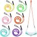 6-Color Pack Nylon Elastic Face Mask Ear Loop Extender Lanyards with Flower Sliding Cord Lock - Adjustable Length, Snap-On Clip Hook, Pressure Relief - Adult and Kid Size - Buy Online on GoSupps.com