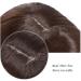 14 Straight Hair Topper with Fringe for Thinning Hair - Brown Black - Buy Online on GoSupps.com